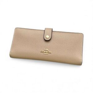 Coach Taupe Leather Wallet-Great Condition